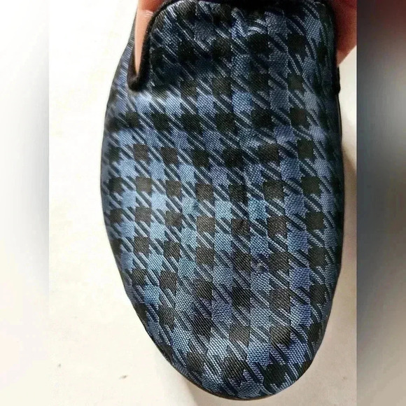 Sam Edelman Navy and Black Houndstooth Loafers - Picture 3 of 10